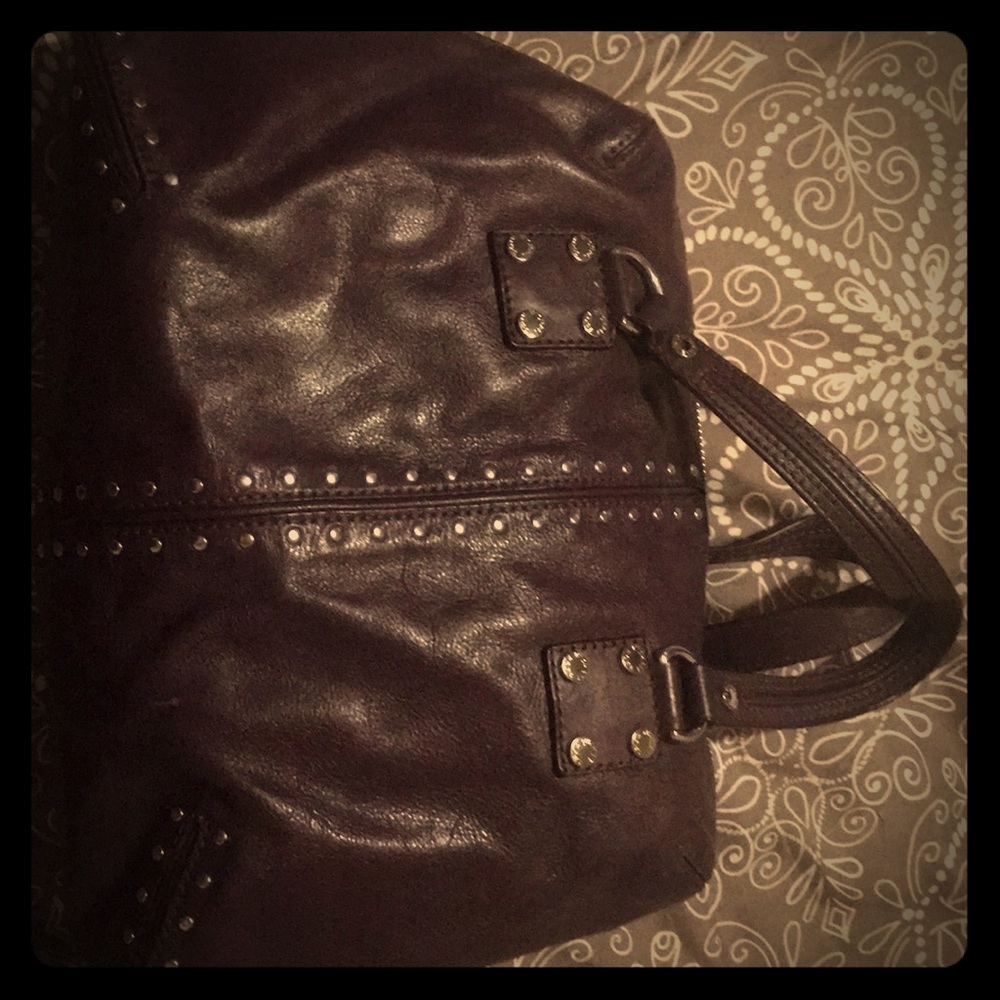 Purple Michael Kors Doctor Bag